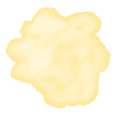 Yellow color blot watercolor stain color illustration backdrop for use in printing and web