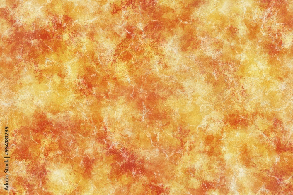 Poster a vibrant tapestry of watercolor textures in bright lemon yellow and golden hues creating a dynamic 