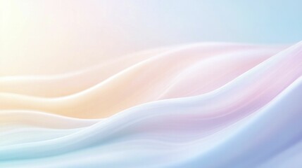 Whimsical pastel swirls blend with gentle light reflections, creating a tranquil visual journey that captivates the senses.