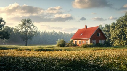 Country barn architecture in scenic countryside perfect for capturing rustic lifestyle photography