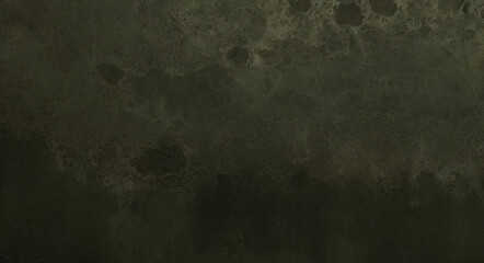 Fototapeta premium Dark green grunge interior wall backdrop dirty blank aged limestone texture with spray paint. black and green grunge background and abstract dark green material texture backgrounds