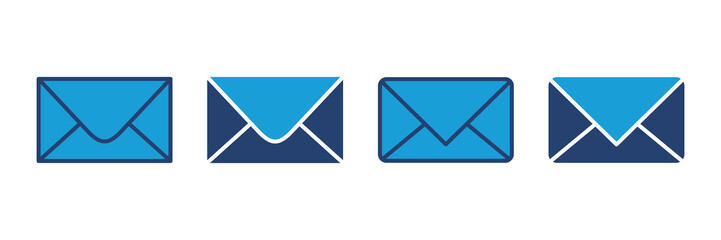 Mail icon vector. email icon vector. E-mail icon. Envelope illustration