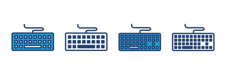 Keyboard icon vector. keyboard vector symbol