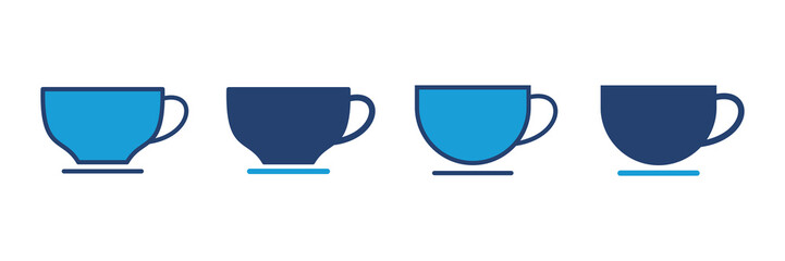 coffee cup icon vector. cup a coffee icon vector.