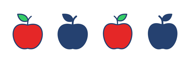 Apple icon vector. Apple vector icon. apple symbols for your web design.