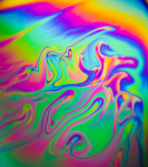 abstract background with rainbow