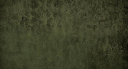 Obraz premium Dark green grunge interior wall backdrop dirty blank aged limestone texture with spray paint. black and green grunge background and abstract dark green material texture backgrounds