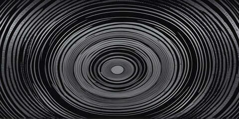 Obraz premium abstract vector concentric circles with grey to black gradient background