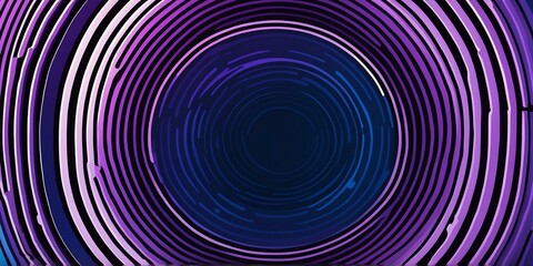 abstract vector concentric circles with blue to purple gradient background