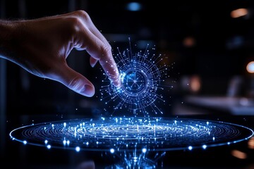 A kitchen with an energyefficient induction cooktop and a smart refrigerator that tracks energy usage