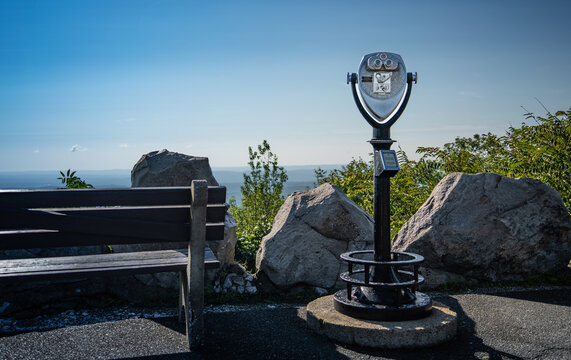 sightseeing Viewfinder from High Point Tower to New Jersey