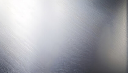 silver metal sheet texture background with a smooth, reflective surface, capturing the fine grain pattern and subtle light reflections, studio shot, industrial and sleek