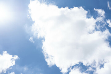 Obraz premium Sky in Southeast Asia in the hot and humid rainy season, beautiful sky, photo