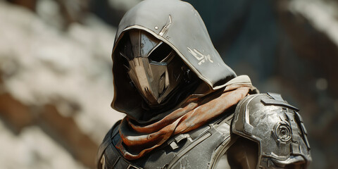 Game Character. Page Header or Banner