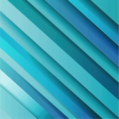 Obraz premium A gradient pattern of teal and blue diagonal lines creating a modern abstract design.