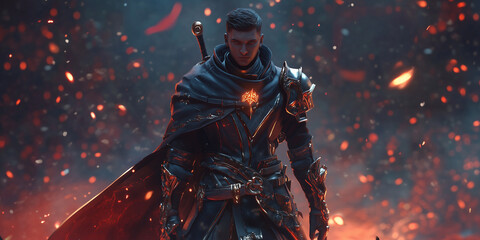 Game Character. Page Header or Banner