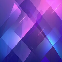 Abstract geometric design with vibrant purple and blue hues, creating a modern visual aesthetic.