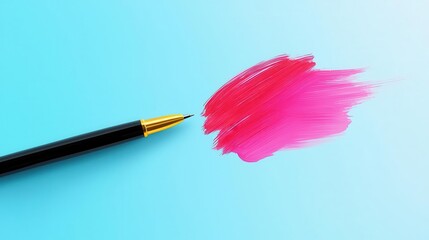 Payday loan agreement, pen signing contract digitally, watercolor style