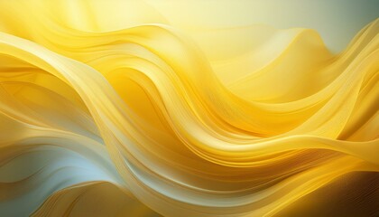 黄色のおしゃれなウェーブ背景