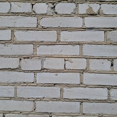 Obraz premium old white brick wall texture colorful photo image 