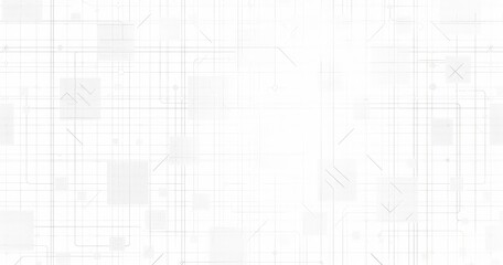 Obraz premium A minimalistic abstract background with grid lines and shapes, ideal for digital design.