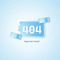 404 error, page not found set.  vector illustration
