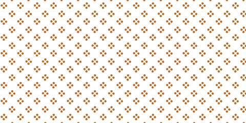 Golden seamless pattern. Gold and white vector floral texture. Abstract geometric background.