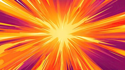 Obraz premium Vibrant Abstract Background in Comic Style
