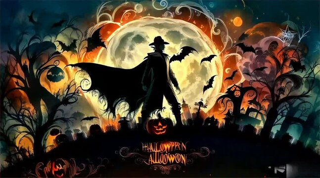 scary halloween background