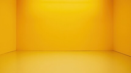 Solid color yellow background with space