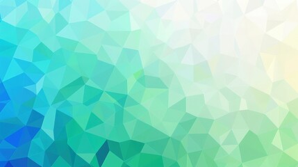 Fototapeta premium A colorful abstract geometric pattern with shades of blue and green.