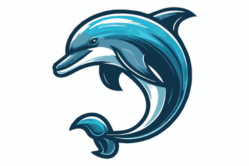 Obraz premium Dolphin Vector Illustration