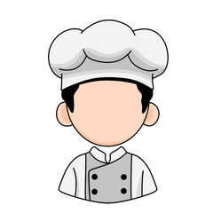 Chef logo design with hat and other position