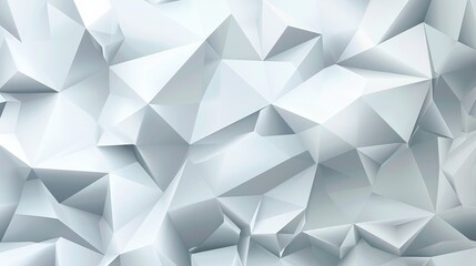 Abstract geometric pattern with sharp, angular shapes in shades of white and gray.