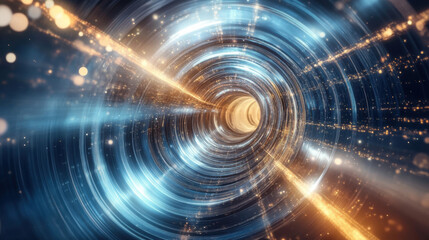 Abstract Tunnel of Light