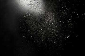 Obraz premium Monochrome abstract metallic dark background with noise , ai