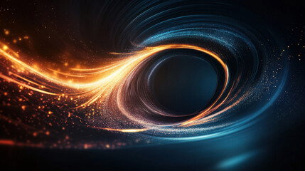 Obraz premium Abstract Glowing Swirl