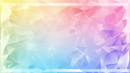 Obraz premium A colorful abstract background with geometric shapes and gradients for design purposes.