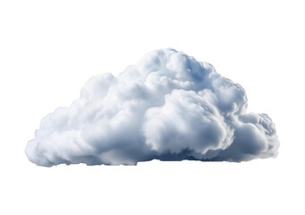 Thunder cloud Isolated on transparent or white background