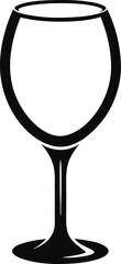 Minimalist Drink Glass Illustration