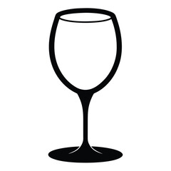 Minimalist Drink Glass Illustration