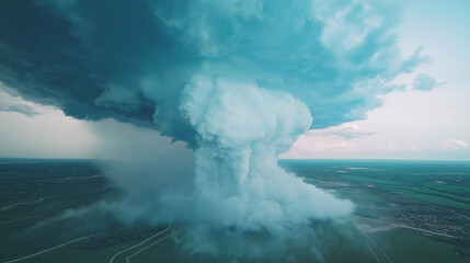 Fototapeta premium storm over the sea