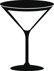 Minimalist Drink Glass Illustration