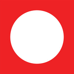 Business Social Media Post Template, Web Banner. blank banner square. red black white background color with geometric shapes for social media post and web internet ads, sale, photo template, promotion