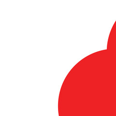 Business Social Media Post Template, Web Banner. blank banner square. red black white background color with geometric shapes for social media post and web internet ads, sale, photo template, promotion