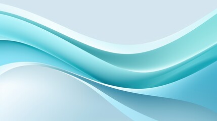 Abstract blue wave design with smooth curves and gradients for backgrounds or graphics.