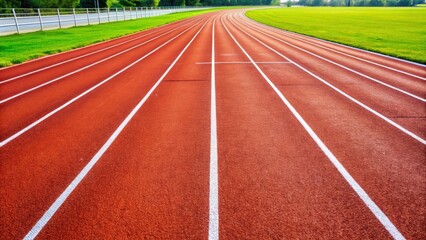Running track sports texture with lane lines and rubberized surface , athletic, competition, surface, texture, track, running, lanes