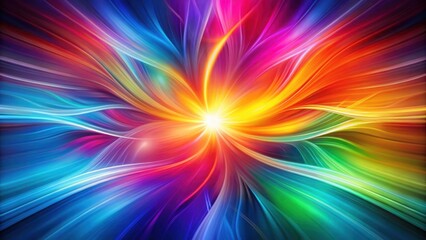 Obraz premium Abstract background with vibrant colors blending together in a dynamic and energizing fusion, colorful, abstract, vibrant, blend