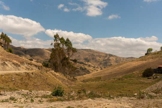 landscape in the mountains Challuate La Libertad Per&uacute;