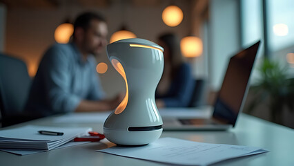 person working on a computer with smart device